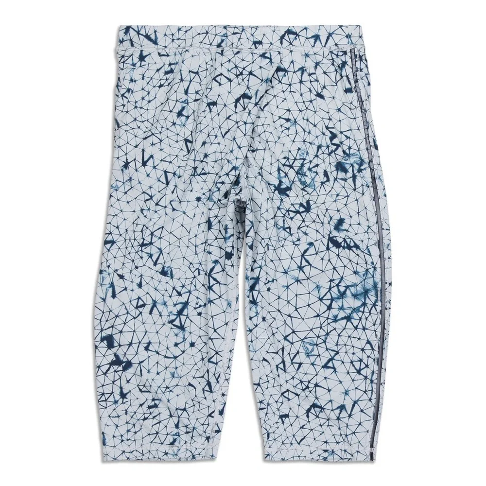 Lululemon Retreat Yogi Crop Star Crushed Silver Fox Deep Navy size 8 - Picture 7 of 12